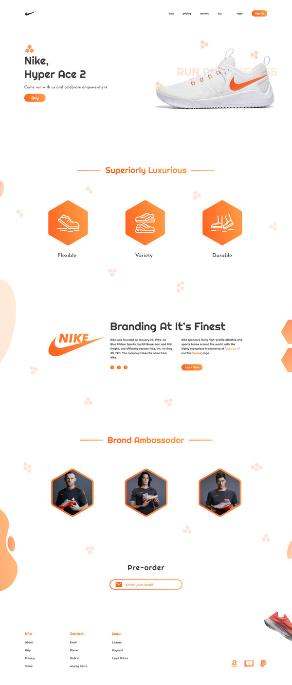Nike HyperAce UI